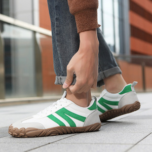 Zapatillas de Deporte Alemanas de Diseño de Lujo, Talla Grande, Estilo Británico, Casuales, para <span class=keywords><strong>Hombre</strong></span>, a la Moda, Tejidas, Transpirables y Ligeras - Product Image 2