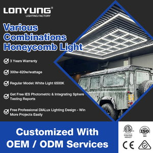 Lumière de garage en nid <span class=keywords><strong>d</strong></span>'abeille LED à faire soi-même, éclairage hexagonal suspendu au plafond, <span class=keywords><strong>lampe</strong></span> hexagonale modulaire, éclairage de <span class=keywords><strong>d</strong></span>étail - Product Image 3