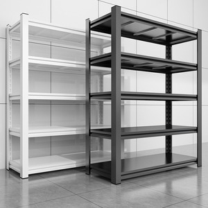 Étagère de <span class=keywords><strong>cuisine</strong></span> en <span class=keywords><strong>acier</strong></span> à 5 niveaux, étagère multifonctionnelle pour la <span class=keywords><strong>cuisine</strong></span>, étagère de rangement pour petits appareils électroménagers, étagère en métal noir sans boulons - Product Image 1