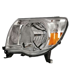 ไฟหน้ารถยนต์ Toyota Tacoma ปี 2005-2011 แบบพื้นหลังสีขาว รุ่นอเมริกา - Product Image 1