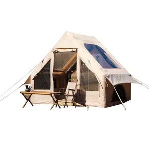 QX提供定制服务空气野营户外隔热房屋空气梁帐篷