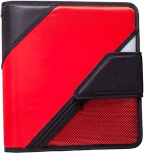 Free Sample BSCI Multiple Pockets and Large Capacity Universal Zipper Binder Holds up to <b>14</b> <b>Inch</b> Laptop/<b>Tablet</b> Zipper Binder - Product Image 1