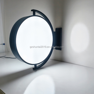 Hộp đèn <span class=keywords><strong>LED</strong></span> quảng cáo ngoài trời hình chữ nhật, logo tùy chỉnh, bền, chống thấm nước, bảng hiệu 3D phát sáng trang trí cửa hàng - Product Image 1