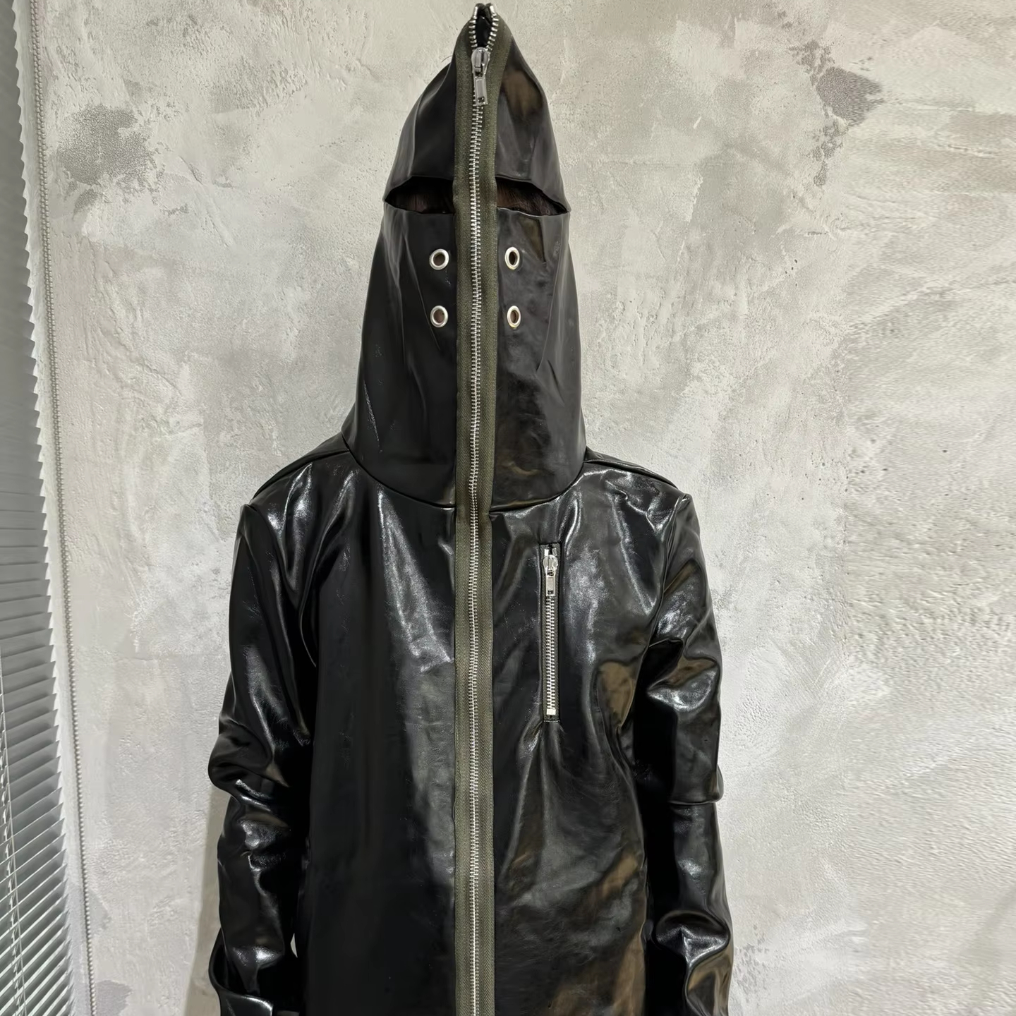 Rubber Straitjacket Male Self Restraint Bondage Suit