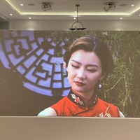 Écran de projecteur holographique transparent, dispositif de projection pour la publicité, création d'expérimentation dynamique et fantastique