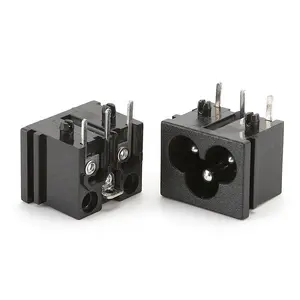 DB-6 3 Pins Pruimenbloesem Ac Socket Adapter Connector Met Vaste Kolom