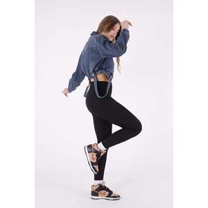 Veste en jean à bretelles inversées pour femmes, style unique - Product Image 3