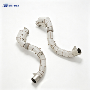 304ท่อไอเสียสเตนเลสสตีลอัตราการไหลสูง G16 G15 M850i 4.4ตัน V8ชุดประกอบเทอร์โบโดยตรงแบบคู่ - Product Image 6