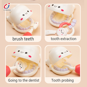 चेंगजी डॉक्टर किट रोल प्ले उपकरण कार्टून पशु थीम बच्चों के लिए चिकित्सा खिलौने खेलते हैं - Product Image 3