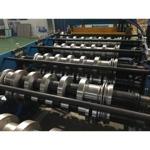 Mạ kẽm sàn decking tạo thành máy thép sàn nhà sản xuất máy kim loại sàn cuộn tạo thành máy - Product Image 6