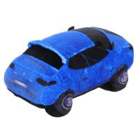 Peluche Voiture de Course Bleue Personnalisable avec Broderie – Jouet en Peluche Véhicule Rembourré Doux pour Enfants – Décoration Automobile Moelleuse – Cadeau Idéal