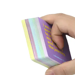 بطاقة قوس قزح علم النفس جعل واحد في الرغبة طباعة بطاقات إلهام المغامرة عارضة ألعاب الحزب بطاقات الذاكرة للأطفال