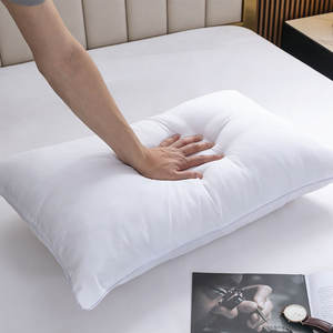 Taie d'<span class=keywords><strong>oreiller</strong></span> rectangulaire en coton tissé blanc uni 233T 300T 400T à prix abordable pour usage quotidien, idéale pour la maison, l'hôtel et l'hôpital - Product Image 2