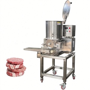 Moteur de machine automatique pour la fabrication de nuggets de poulet et de galettes de hamburger, idéal pour les galettes de hamburger jamaïcaines, les recettes de viande de bœuf et de pommes de terre - Product Image 1