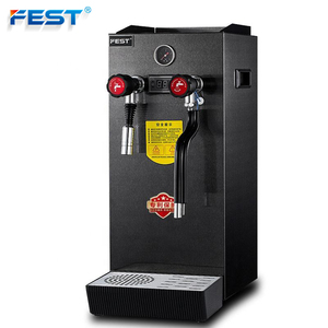 Pabrik Komersial Mesin Mendidih Uap Otomatis 10L 2kw Pemanas Air Komersial Mesin Gelembung Susu Toko Teh Susu Kopi - Product Image 1