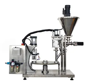 Rotary Type Automatic Coffee Powder Filling And Sealing Machine For Packing Cup