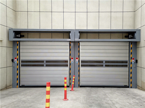 Porte à enroulement rapide moderne résistante au vent, porte à enroulement rapide haute vitesse, porte à enroulement antivol en matériau composite pour entrepôt, <span class=keywords><strong>garage</strong></span>, usine - Product Image 4