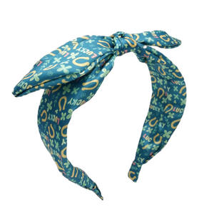 Kleidung mit irischem Motiv für das St. Patrick's Day-Festival, St. Patrick's Day-Stirnband mit Hasenohren für Damen, Kleeblatt-Kopfbedeckung für Feiertagspartys - Product Image 2