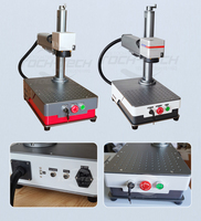 Mesin Penanda Laser Serat Mopa 30w 50w 60w 3d UV Printer untuk Kartu Nama Logam