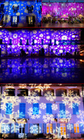 Projecteur de Gobo IP66 300W Étanche à Flocons de Neige, Rotatif, pour Extérieur et Noël