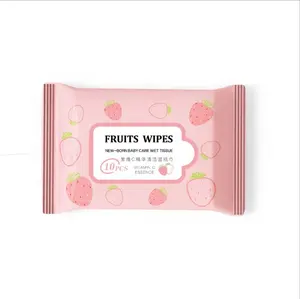 Factory Wholesale Cheap Water Paper Disposable Soft Baby Wet Tisuue New Born Baby Wet Wipes unscented C for Baby and Adult