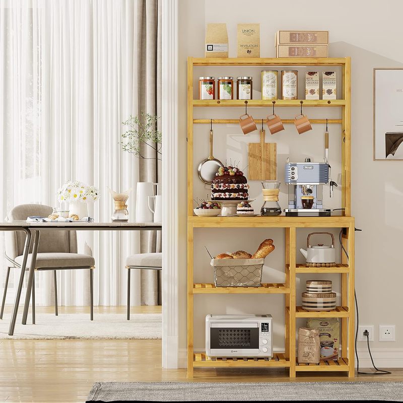 Set of 9 Reusable Natural Wood