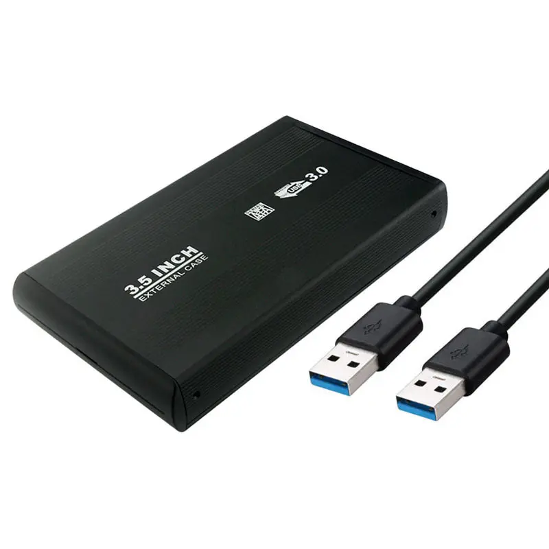 Yeni 3.5 inç USB 3.0 SATA harici saklama kutusu sabit Disk sürücü muhafaza masaüstü için 3.5 HDD durumda 10TB