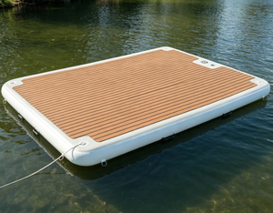 2026 Leisure Land Plateforme flottante gonflable en PVC personnalisée pour l'été, île de baignade, radeau et quai pour <span class=keywords><strong>jet</strong></span> <span class=keywords><strong>ski</strong></span> - Product Image 2