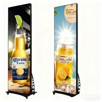Consegna rapida commerciale pieghevole LED Poster senza soluzione di continuità P1 86 P2.5 COB GOB LED Digital Signage schermo