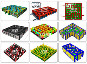 Location de labyrinthe extérieur, <span class=keywords><strong>jeu</strong></span> d'évasion gonflable de labyrinthe hanté gonflable à vendre - Product Image 6
