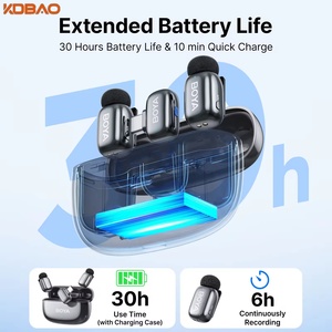 Microphone Lavalier Sans Fil Kdbao Mini 2 avec Réduction de Bruit IA, Mini Micro pour iPhone 6-14/15-17, Téléphone Android USB-C, Enregistrement Vidéo - Product Image 3