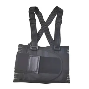 Breathable waist support belt Waist Support lumbar band Spandex duty belt back support with shoulder straps