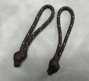 Extracteur de <span class=keywords><strong>fermeture</strong></span> à glissière à extrémité trempée pour vestes Cordon en silicone Remplacement de la languette de <span class=keywords><strong>fermeture</strong></span> à glissière en caoutchouc souple Extracteur de <span class=keywords><strong>fermeture</strong></span> à glissière à extrémité trempée pour sac à dos - Product Image 2