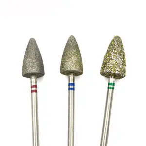 HYTOOS Big Cone Diamant-Nagel bohrer 3/32 "Rotary Pedicure Bits Nagel bohr zubehör Fuß kutikula-Pflege werkzeuge