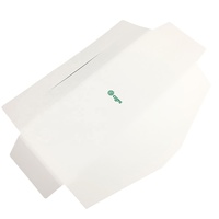 Enveloppes d'expédition blanches en papier pour cravates, avec logo personnalisé imprimé, pour emballage de cravates en soie