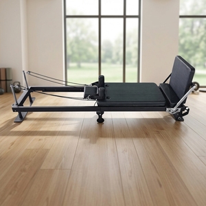 Letti Professionali Durevoli Multicolore per Pilates Reformer per Studio Yoga, Allenamento della Forza ed <span class=keywords><strong>Esercizi</strong></span> di <span class=keywords><strong>Flessibilità</strong></span> - Product Image 1