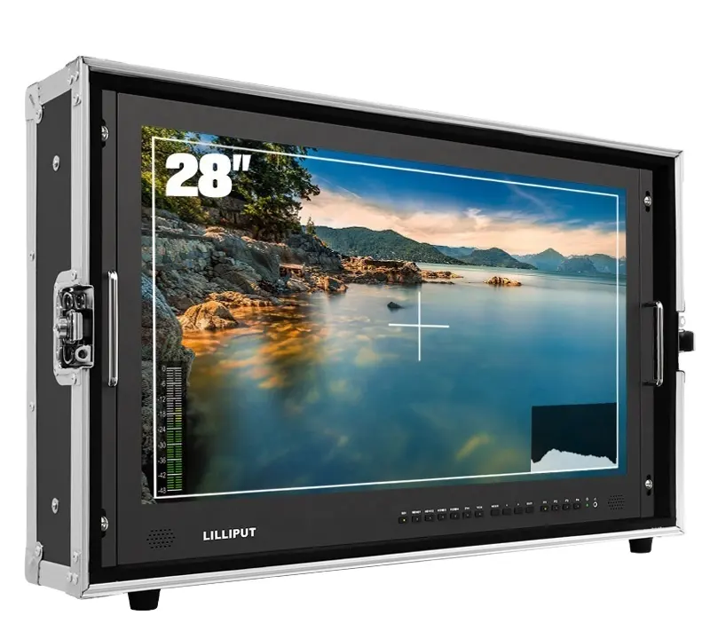 Lilliput 28นิ้ว4พัน UHD ความละเอียดออกอากาศจอภาพ SDI จอภาพ HDMI สำหรับการทำภาพยนตร์