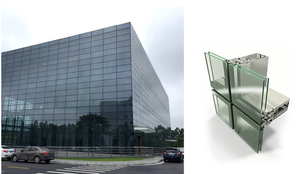 Mur-rideau en <span class=keywords><strong>aluminium</strong></span> haute performance, revêtement imperméable et <span class=keywords><strong>isolant</strong></span> thermiquement pour les extérieurs des bâtiments - Product Image 4