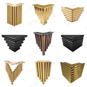 जिइंग यूरोपीयन मार्केट सोफा एक्सेसरीज फर्नीचर हार्डवेयर फीट y आकार सोफे धातु पैर सोने के सोफे पैर - Product Image 6