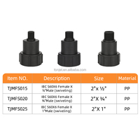Raccord Camlock pivotant femelle-mâle 1/2 pouce 3/4 pouce 1 pouce, pour raccordement multi-tambours, lisse, BSPP, pour raccordement d'huile IBC 50mm