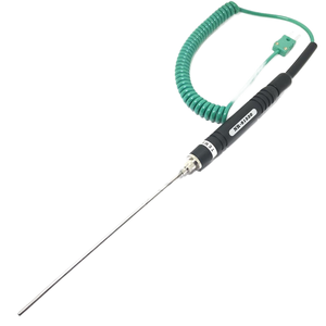 Oberflächentemperaturmessgerät Typ K Handfühler Kontaktsonde für Oberflächenformen - Product Image 1