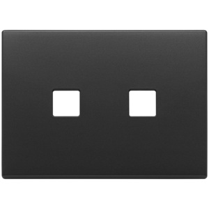 ฝาครอบสวิตช์ติดผนัง 3Mx2 แผ่นเรียบ สีแอนทราไซต์เกรย์ 12.5x9.5 ซม. - Product Image 1
