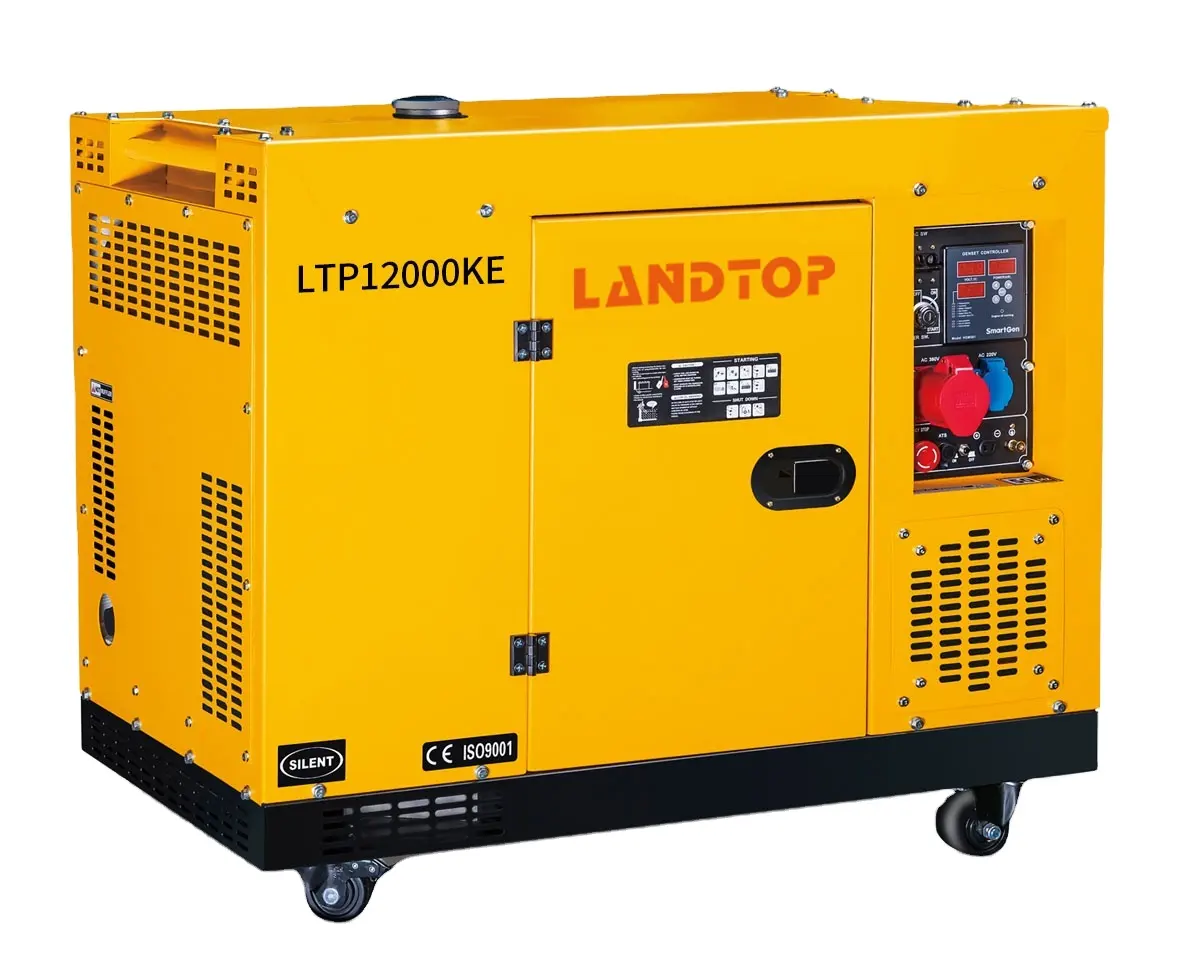 LANDTOP 3 Phase 15 kva leiser Diesel generator oder 15 kva Diesel generator Preis mit guter Qualität und Preis