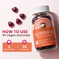 L-Glutathion Gummies Anti-Aging Stralende Huid Boost Immuniteit Versterkende Suikerarme Fruitige Snoepjes in Fles