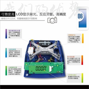 เครื่องชั่งน้ำหนักอิเล็กทรอนิกส์ยี่ห้อ Yingzhan รุ่น ACS-W-1.5kgSA พร้อมฟังก์ชั่นเตือนการชั่งน้ำหนักเกิน สำหรับการชั่งน้ำหนักที่แม่นยำ - Product Image 1