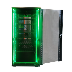 42U Micro trung tâm dữ liệu thông minh 19 inch Tích hợp mạng Tủ máy chủ <span class=keywords><strong>Rack</strong></span> với tầng thường vụ ngăn chặn trong kho - Product Image 1