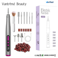 Vantrend Beauty - Perceuse à ongles professionnelle portable rechargeable, personnalisable (OEM/ODM) avec logo, pour fournisseurs de marques et commandes en gros