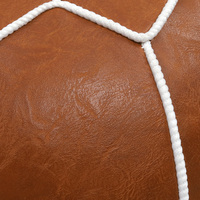 Hendry Pouf de sol Otomono en cuir marocain pour salon