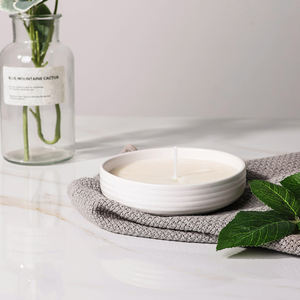 Европейский минималистский стиль, ручная работа, белая чаша для свечей, свадебное украшение для дома, банка для свечей - Product Image 4