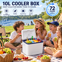 Glacière portable OEM personnalisée 10L, boîte isotherme, maintien au froid pendant 72 heures pour le camping, les pique-niques, les voyages en plein air